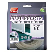 joint portes coulissantes. blanc - PLASTO