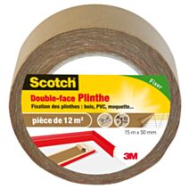 Adhésif moquette double face plinthes 15mx50mm - SCOTCH™