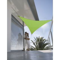 voile d'ombrage triangulaire 3.60 m gamme "serenity" - vert anis - JARDILINE