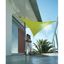 voile d'ombrage triangulaire 3.60 m gamme "serenity" - vert anis - JARDILINE