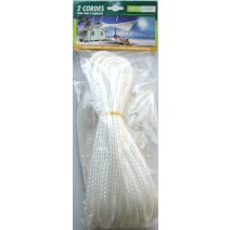 2 cordes de 5m pour voile d'ombrage - JARDILINE