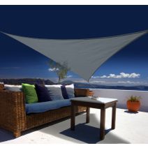 Voile d'ombrage triangulaire 3.60 m - gamme "austral" ardoise - JARDILINE