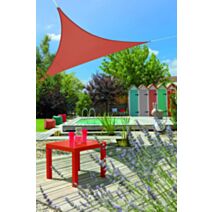 Voile d'ombrage triangulaire 3,60m Polyester Camel
