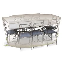 JARDILINE  - COVER AIR - Housse table rectangulaire  + chaises 8-10 personnes