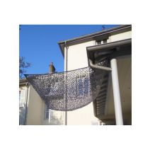 Filet d'ombrage 3x2m ardoise/blanc JARDILINE