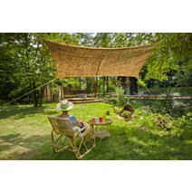 Ombrière rectangulaire Naturelle Coco 3x2m - JARDILINE