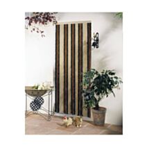 rideau de porte florence c101 - bronze brun beige 90 x 220 - MOREL