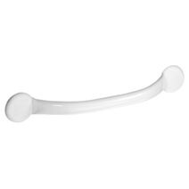 Barre droite à fixer acier epoxy 43,5cm Ø2,5cm blanc