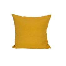 Coussin déco 40 x 40 cm cumin - JARDIN PRIVE
