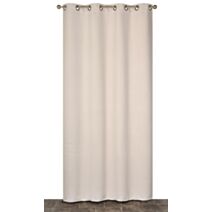 Rideau occultant uni 140x240cm beige - DYLREV