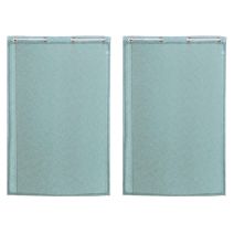 Paire de vitrages 60x120cm ardoise - DYLREV