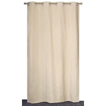 Rideau occultant chiné 140x240cm beige - DYLREV
