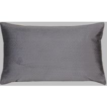 Coussin garni déhoussable 50x30cm gris