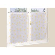 Paire de vitrages 60x160cm jaune - DYLREV