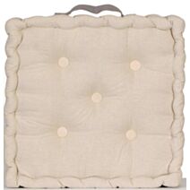 Coussin de sol carré 40x40 cms galet/gris