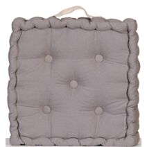 Coussin de sol carré 40x40 cms gris/galet