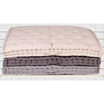 Coussin de palette rectangulaire 80x120cm gris