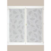 Paire de vitrages 60x120cm gris - DYLREV