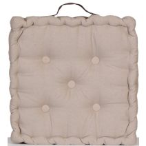 Coussin de sol carré 40x40 cms atmosphère/anthracite