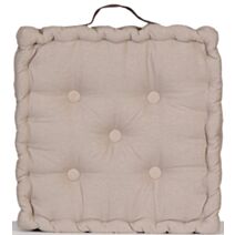 Coussin de sol carré 40x40 cms atmosphère/anthracite