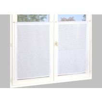 Paire de vitrages 60x90cm blanc - DYLREV