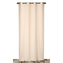 Rideau gaze de coton beige 130x240cm - DYLREV