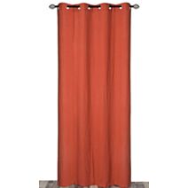Rideau gaze de coton terracota 130x240cm