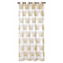 Voilage imprimé Palme Jaune 140x240cm - DYLREV