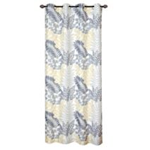 Rideau Jacquard imprimé Gris 140x240cm - DYLREV