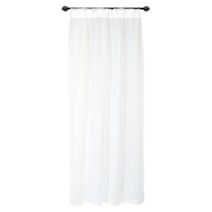 Voilage ruflette blanc 140x240cm - DYLREV