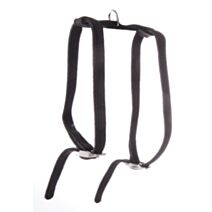 Harnais nylon h 10-35/40 noir