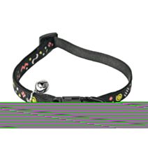 Collier nylon réglable chat noir