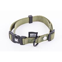 Collier nylon réglable 10-20/30 kaki