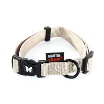 Collier nylon réglable 16/30-45 gris