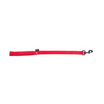 Laisse nylon doublé 25-60 rouge