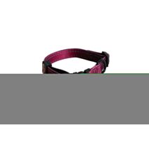 Collier nylon réglable 25/45-65 bordeau