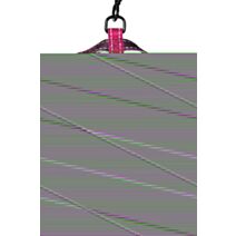 Harnais nylon réglable 20/50-70 bordeau