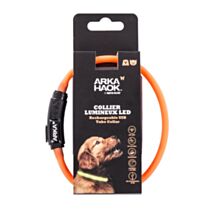 Collier tube led orange 0.7x35