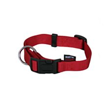 Collier nylon réglable 10/20-30 rouge