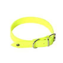Collier biothane 25-55 jaune pvc