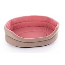 Corbeille class tissu 65cm beige