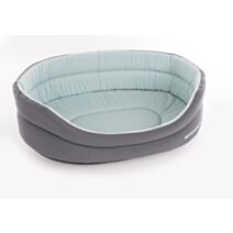 Corbeille classique tissu 80cm marron