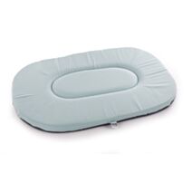 Coussin ovale plat 100cm marron