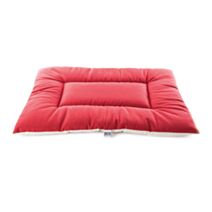 Tapis ouatine 60x45 bordeaux et sable