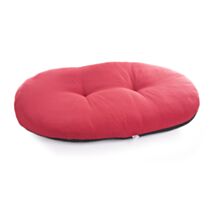 Coussin ovale ouatine 102cm jaune