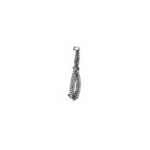 Collier chaîne 1/2étrangleur 2rangs 40cm