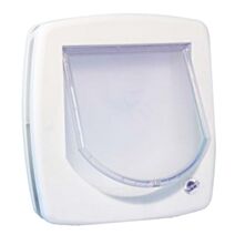 Chatière manuel 4pos blanc