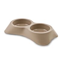 Gamelle plastique double mocaccino 2x0.2l