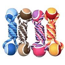 Corde+2 balles tennis 25cm