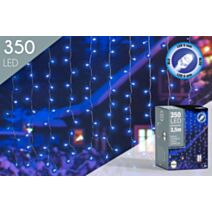 Rideau 350 LED Bleu 3,5ml 150cm